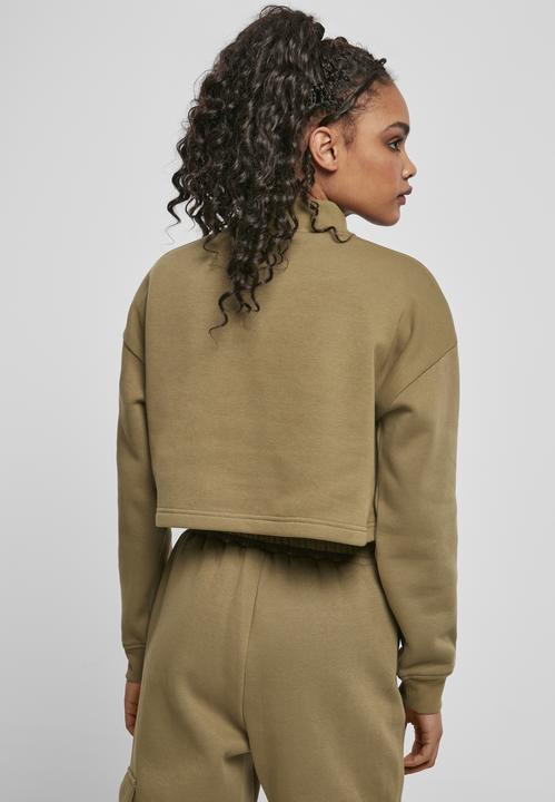 Actual product image Urban Classics Ladies Cropped Oversized Sweat High Neck Crew - 14225 (M)