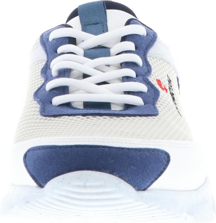 Produktbild Beflamboyant STREET NAVY Herren Sneaker Low-Top Schnürer Nachhaltig Vegan Recycled blau/weiss (44)