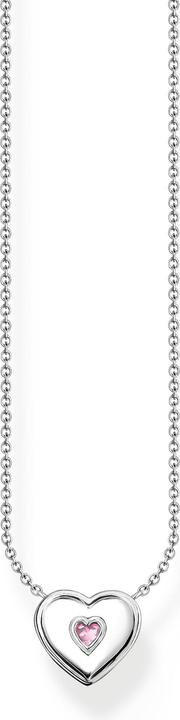 Image du produit Thomas Sabo Chaîne coeur avec pierre rose argent (Argent 925, Émail, 40 - 45 cm)