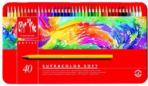 Produktbild Caran d'Ache Supracolor Aquarelle Metallschachtel (Mehrfarbig, 40 x)