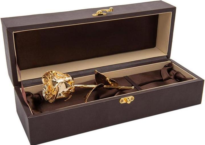 Produktbild TOP Goldrose (34 x 12 x 10 cm)