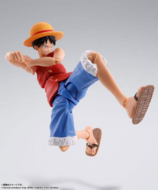 Produktbild Bandai One Piece S.H. Figuarts Actionfigur Monkey D. Ruffy Romance Dawn