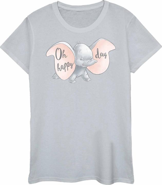 Actual product image Disney Womens/Ladies Dumbo Happy Day Cotton T-Shirt (XL)