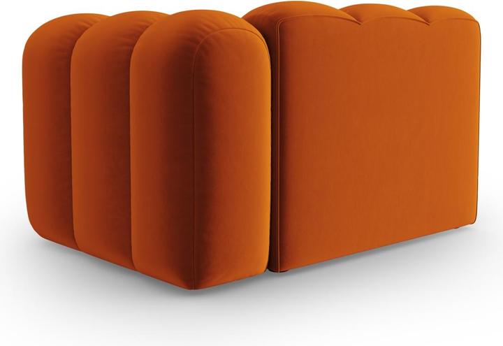 Actual product image Micadoni Velvet Modul Right, "Lupine", 1 Seat, 115x95x70Made in Europe (2 person sofa, 3-seater, 4-seater)