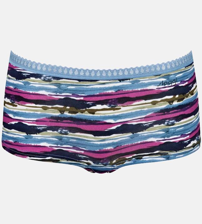 Produktbild Sloggi Unterhose GO CRUSH SHORT Panty 3er Pack (L, 3er Pack)