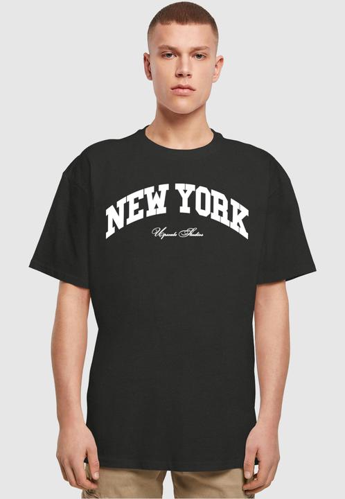 Actual product image Urban Classics New York College Oversize Tee - 126843 (S)