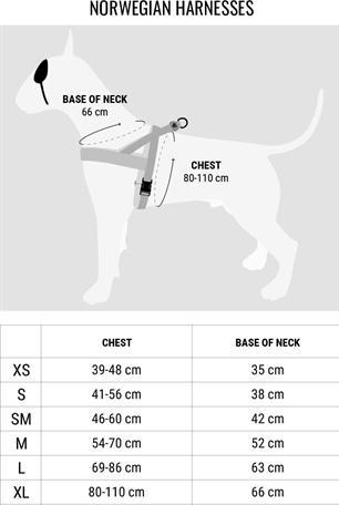 Actual product image MORSO Norwegian Hondentuig Gerecycled Pureness Zwart (Dog)