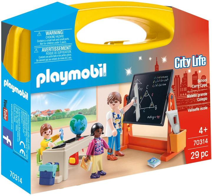 Playmobil Box Schule (70314, Playmobil City Life)