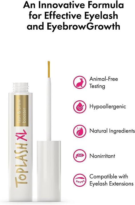 Actual product image Toplash Eyelash and eyebrow growth serum (6 ml)