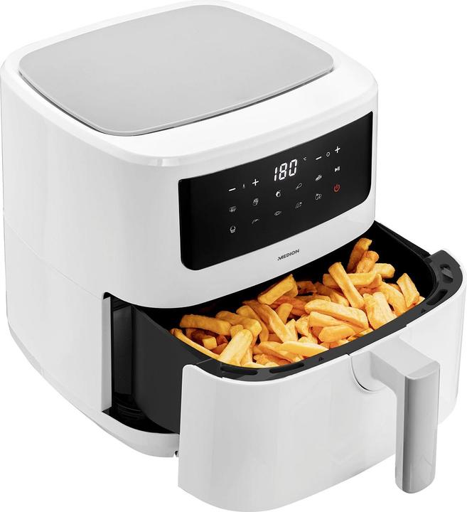 Actual product image Medion MD 11750 Life P10 XL Duo deep fryer 6.8 litre, white