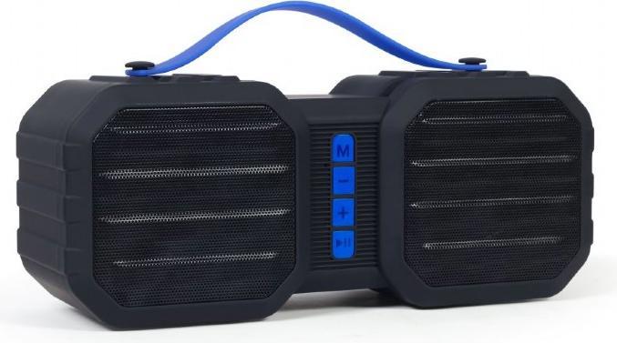 Produktbild Gembird Portable Speaker||Black / Blue|Portable|1xAudio-In|1xMicroSD Card Slot|Bluetooth|SPK-BT-19 (4 h, Netzbetrieb)