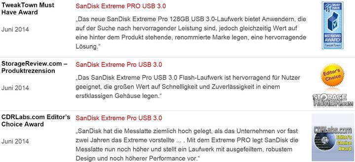 Produktbild SanDisk Extreme PRO (128 GB, USB 3.2)