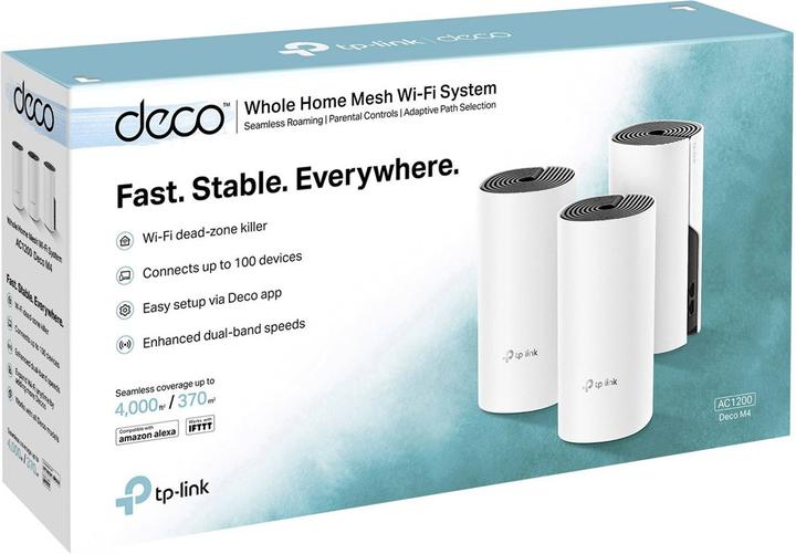 Image du produit TP-Link Deco M4 AC1200 Dualband WLAN Mesh 3-pack