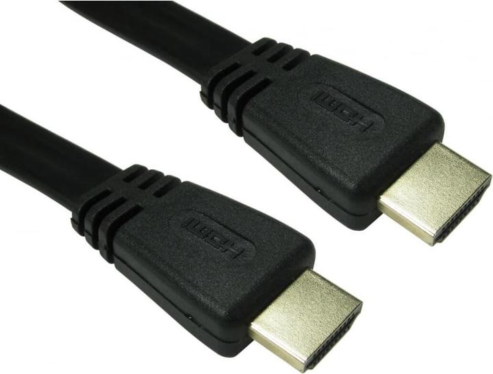 Image du produit Cables Direct Cdl 5mtr HDMI Male-Male Câble Plat (5 m, HDMI)