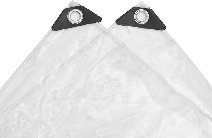 Produktbild VidaXL Transparente Plane mit Ösen 3x3 m PVC durchsichtige Plane (300 x 300 cm)