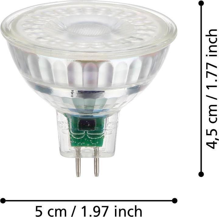 Immagine prodotto EGLO Sorgente luminosa LED GU5.3. (GU5.3, 3 W, 350 lm, 48 x, D)