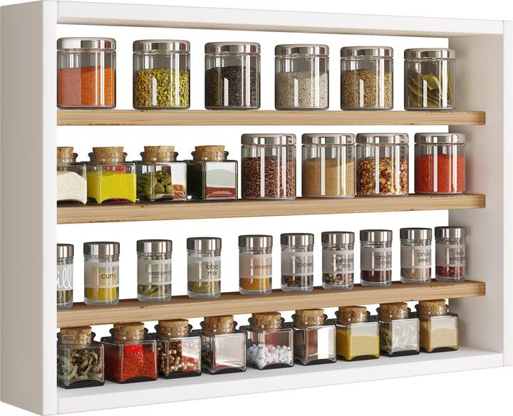 Immagine prodotto VCM Scaffale a muro portaspezie cucina Esaldi M (60 x 40 x 10 cm)