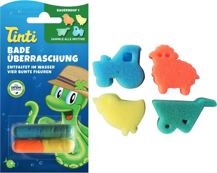 Actual product image Tinti Bath surprise 2 small sponges