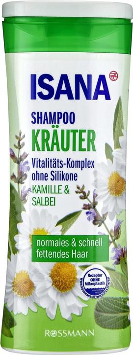 Isana Shampoo Kräuter 300 ml (300 ml, Flüssiges Shampoo)