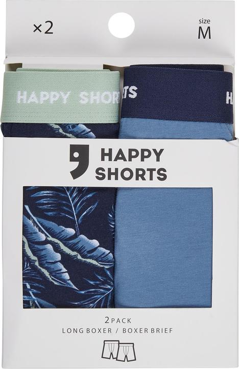 Immagine prodotto Happy shorts Langer Boxer Jersey Boxer Briefs (XXL, Confezione da 2)