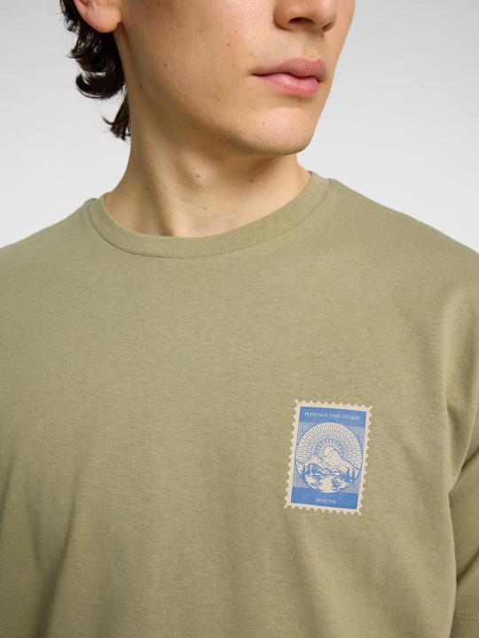Actual product image Selected Homme Regular Fit Print T-Shirt (L)