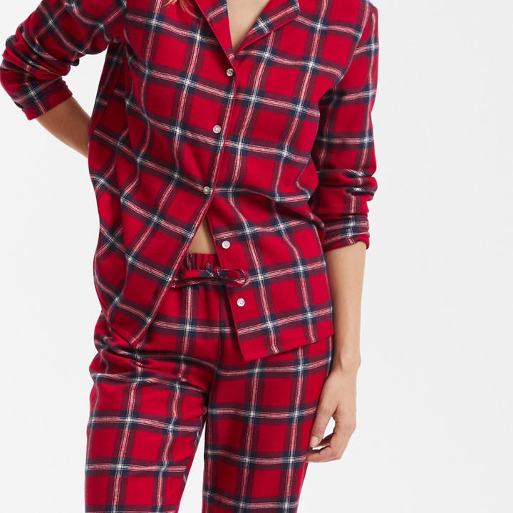 Produktbild La Redoute Collections Pyjama aus kariertem Flanell (44)
