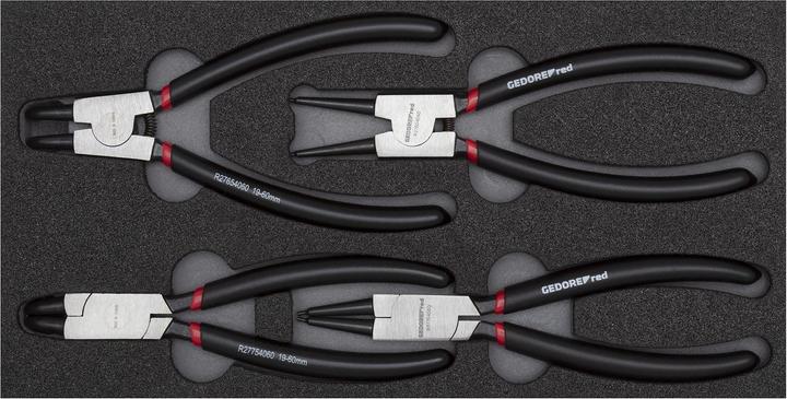 Produktbild Gedore Red red R22150017 Sicherungsringzangensatz 2/6 CT-Modul 4-teilig (310 mm)