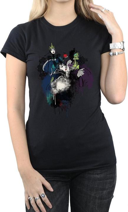 Actual product image Disney Womens/Ladies Villains Cotton T-Shirt (XXL)