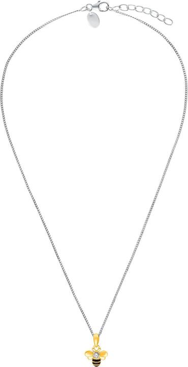 Actual product image Prinzessin Lillifee Necklace for girls, 925 sterling silver, zirconia (synth.) | bee (925 silver, 35 cm)