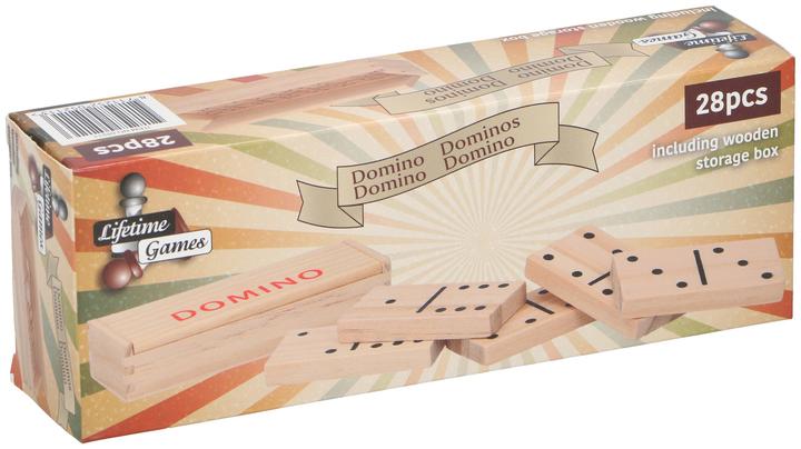 Productafbeelding Lifetime Games Lege houten domino (Meertalig)