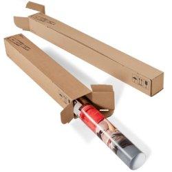 Image du produit Colompac Tube télescopique pour courrier Multi-Cargo, brun, DIN A20 en carton ondulé, à montage rapide (19 x 12 x 120 cm, 1 x)