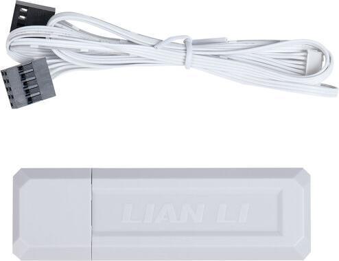 Image du produit Lian-Li UNI FAN SL Wireless LCD Lüfter, ARGB, PWM, 3er-Pack inkl. Controller - 120 mm, weiss (120 mm, 1 x)