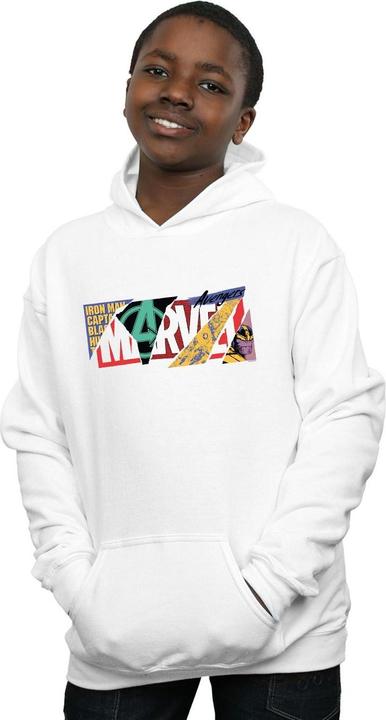Immagine prodotto Collage Logo Felpa con Cappuccio Ragazzi (140, 146)