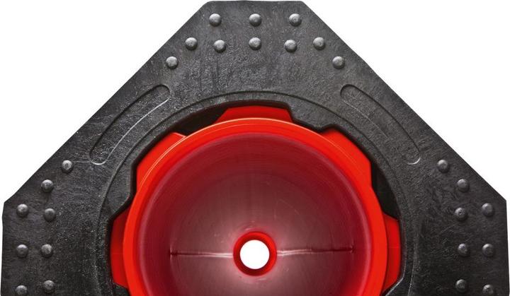 Actual product image HP Autozubehör Traffic cone TL Height 500 mm BAST tested, 2 strips Weight 3.20 kg, 33 x 33 cm