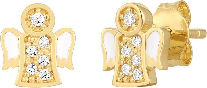 Produktbild Glanzstücke München Damen Engel Sterling Silber Zirkonia Gelbgold - 33832 (Sterling Silber)