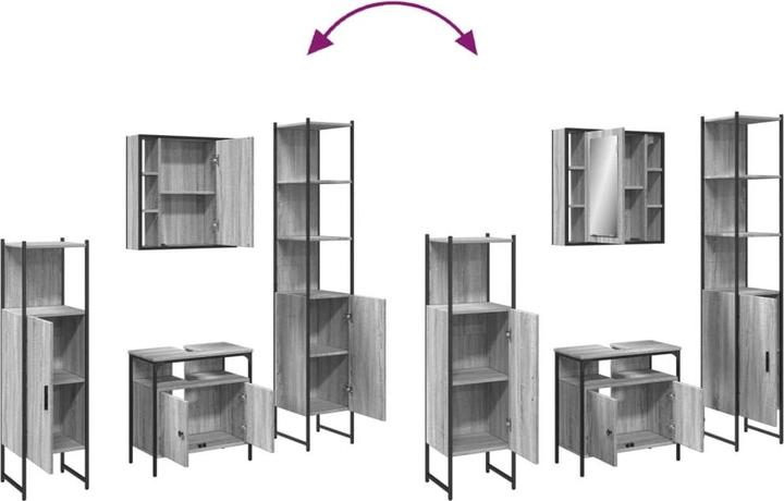 Produktbild VidaXL 4-tlg. Badmöbel-Set