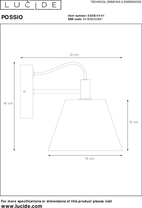 Produktbild Lucide Possio (E14)