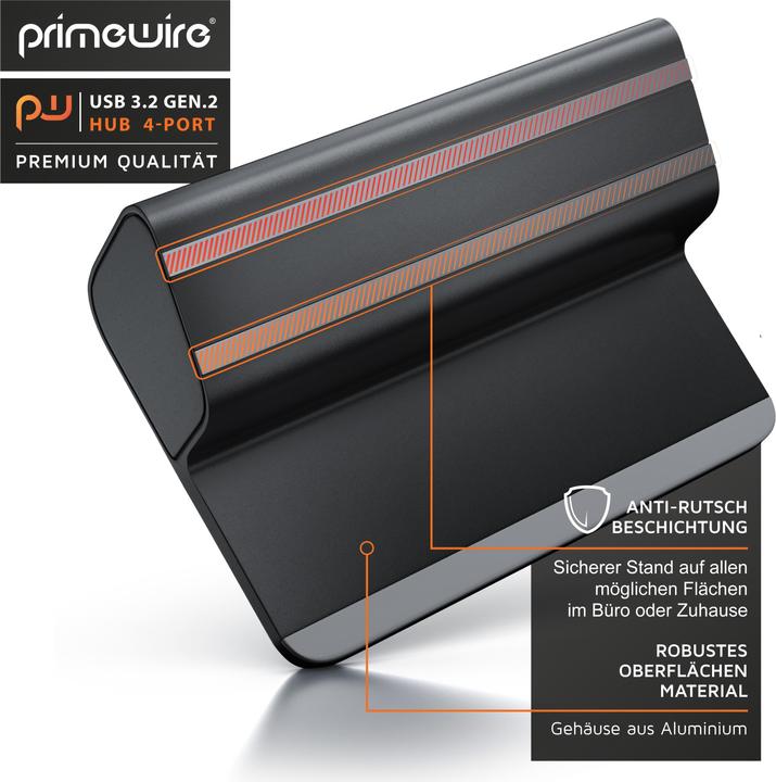 Produktbild Primewire USB Hub (USB-A, 4 Ports)