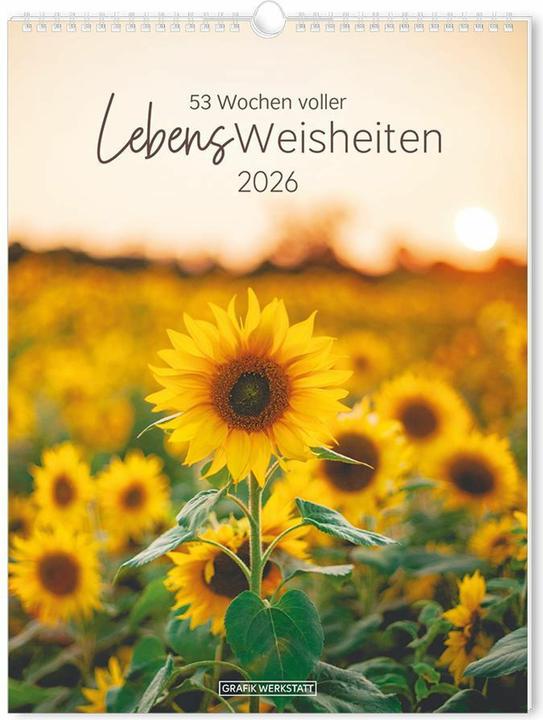 Image du produit Wochenkalender 2026 LebensWeisheiten (24 x 32 cm, Allemand)