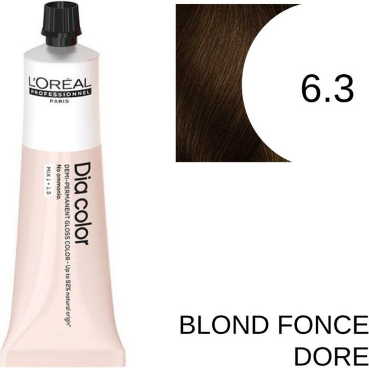 Produktbild L'Oréal Paris Loreal DIA Color 6,3 Dunkelblond Gold 60 ml (6.3 Dunkelblond Gold)