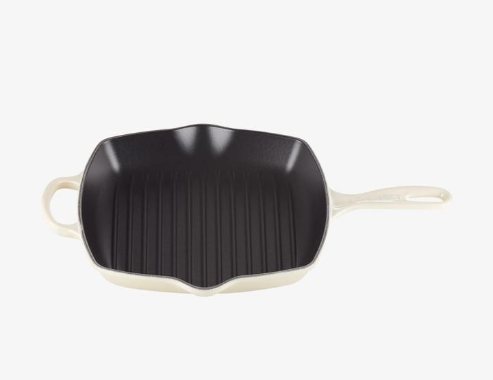 Immagine prodotto Le Creuset Padella per griglia Firma Ø 26cm, quadrata (26 cm, Padella per friggere, Ghisa, Smalto)