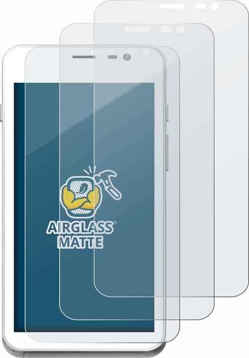 Produktbild BROTECT AirGlass Panzerglasfolie Matt (3 Stück, Oppo A77s)