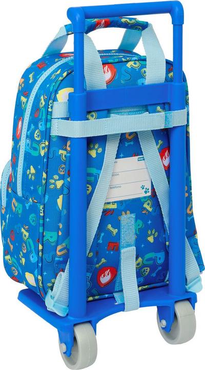 Image du produit Paw Patrol Sac à dos scolaire à roulettes The Pups rule Bleu 20 x 28 x 8 cm