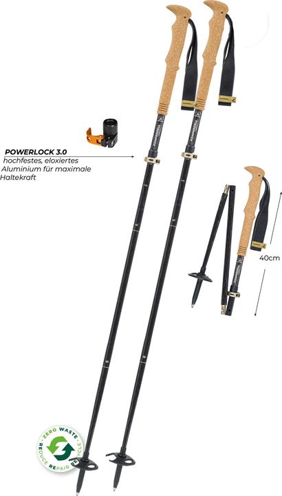 Produktbild Komperdell FX Lite Carbon Vario Summit Compact (105 - 125 cm)