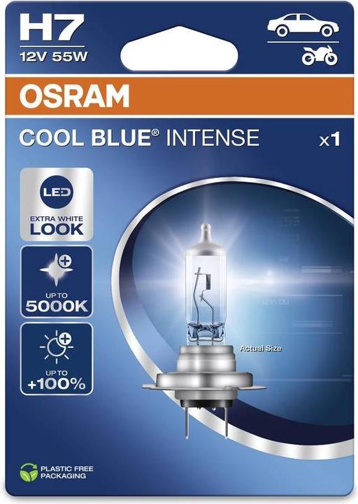 Actual product image Osram Cool Blue Intense (H7)