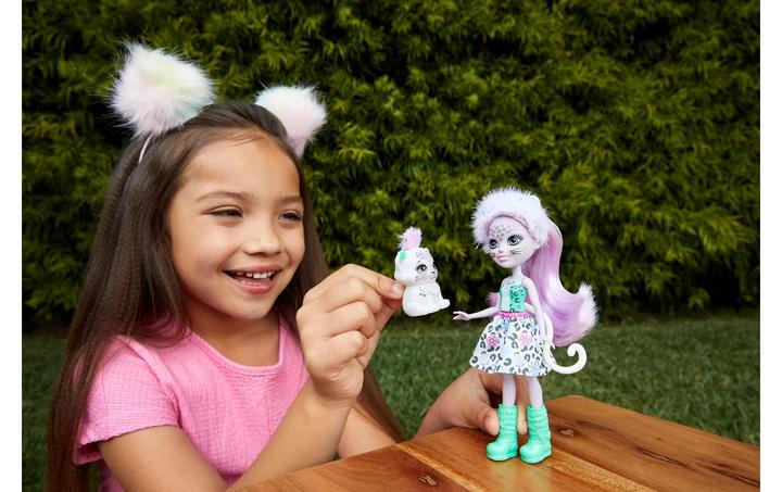 Actual product image Enchantimals Sybill Snow Leopard & Flake Dolls