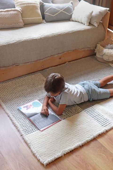 Actual product image Lorena Canals Carpet Kaia smoke (120 x 120 cm)