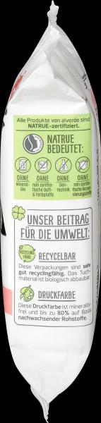 Actual product image dm alverde Organic Wild Rose Cleansing Wipes (Cleaning cloths)