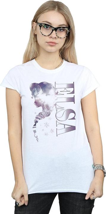 Immagine prodotto Disney Frozen Ice Kingdom Silhouette Maglietta Donna (L)