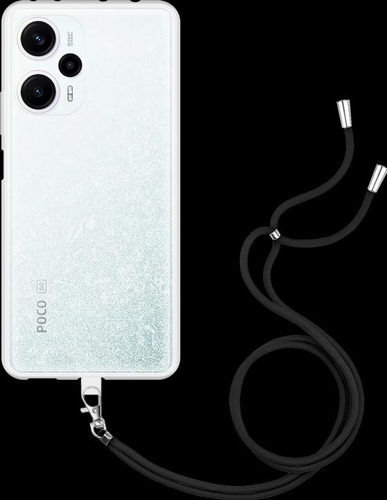 Produktbild Cazy Handykette Hülle Kompatibel mit Xiaomi Poco F5 - Silikon Handyhülle mit Band Necklace Hülle -